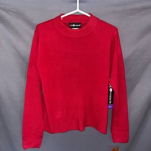 NWT Trendy Crew neck Red sweater fall trendy
